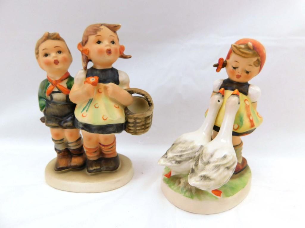 2 Goebel Hummel Figurines incl To Market and Goose Girl (1 of 6)