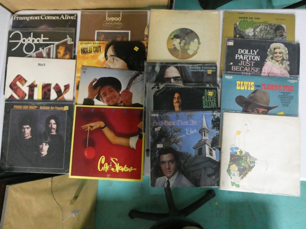 Lot of Vinyl LP Records 33 RPM including Frampton, Bread (1 of 3)
