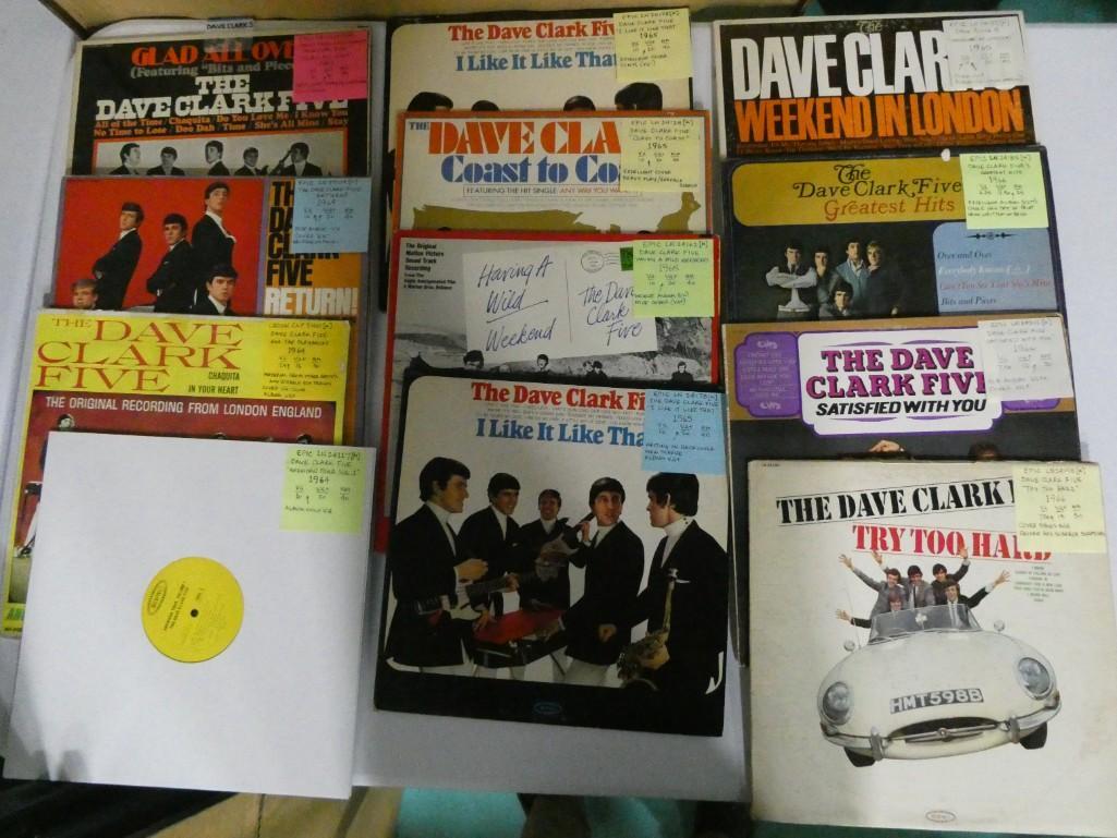 Lot of The Dave Clark 5 Vinyl LP Record Albums (1 of 5)
