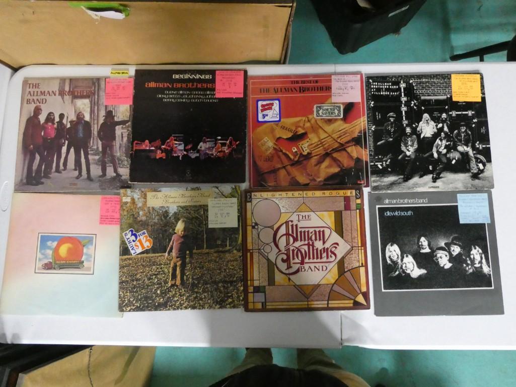 Lot of The Allman Brothers Band Vinyl LP Record Albums (1 of 6)