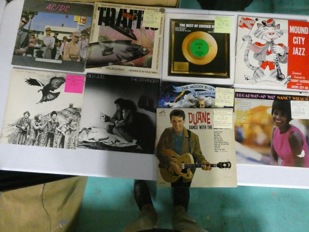 Lot of Vinyl LP Records including AC/DC Traffic, Canned Heat (1 of 5)