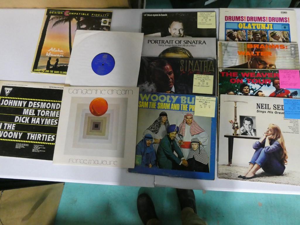 Lot of Vinyl LP Records including Tangerine Dream, Sinatra (1 of 6)
