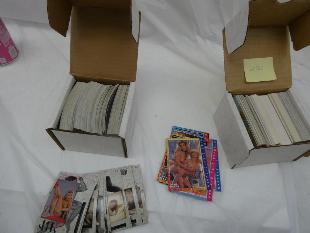 2 Sets of Adult Trading Cards including Hot Shots Emperor's Collection (1 of 4)