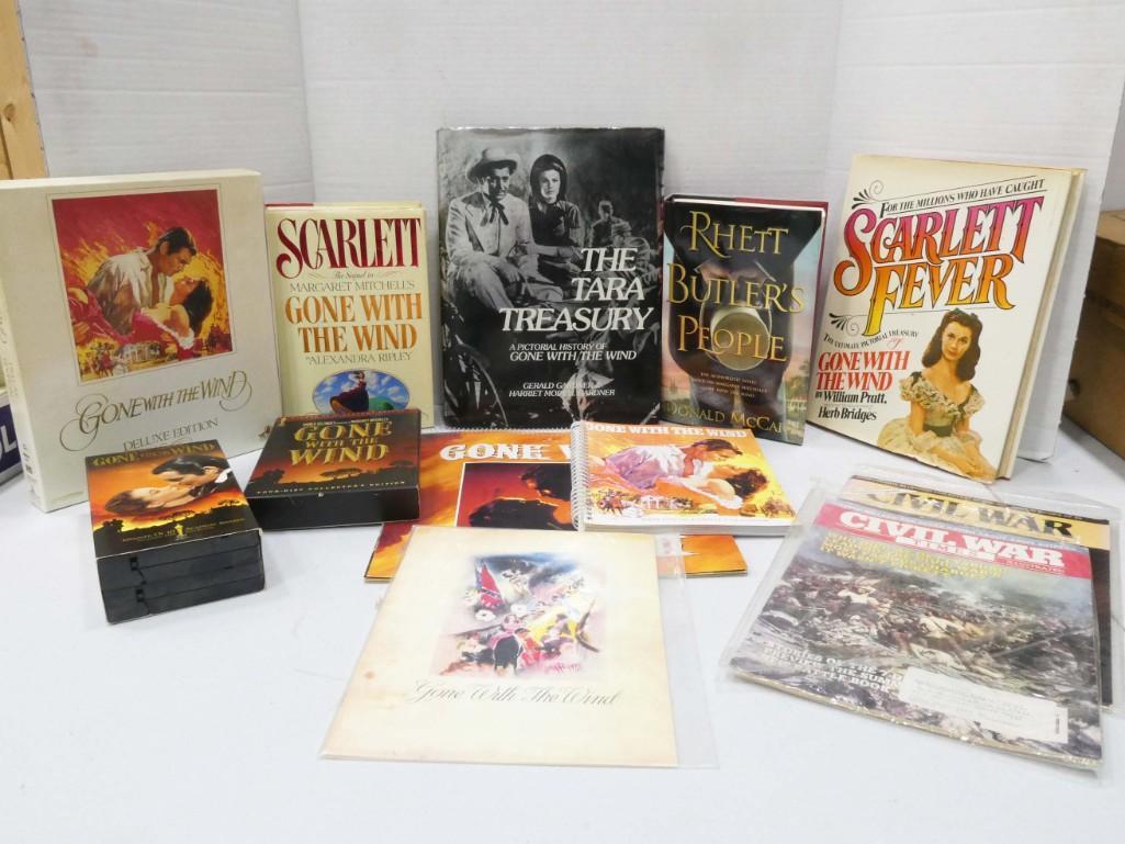 Gone with the Wind Lot incl Books , VHS , etc (1 of 4)