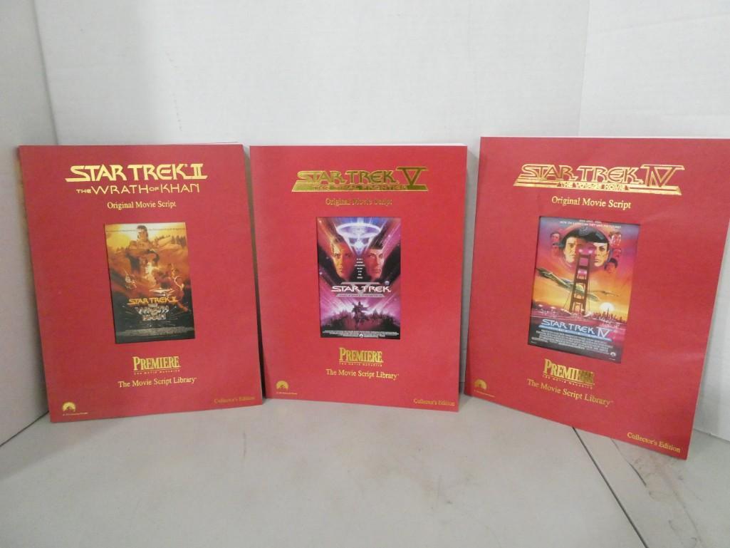 3 Star Trek Movie Scripts incl II , IV , V (1 of 4)