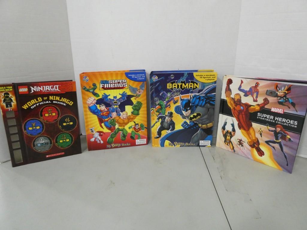 4 Books incl DC Super Friends, Batman, Marvel Super Heroes , Lego Ninjago World of Ninjago (1 of 3)