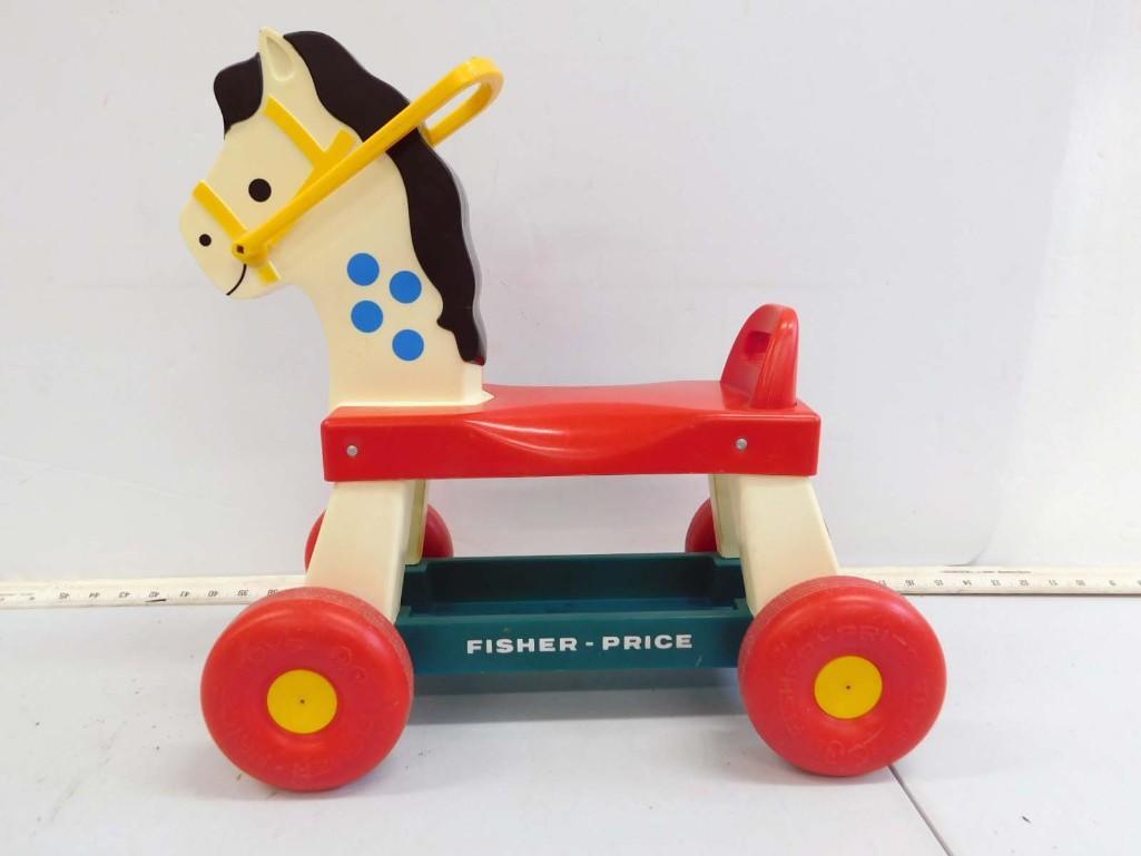 Vintage 1976 Fisher Price Ride On Horse Or Pony