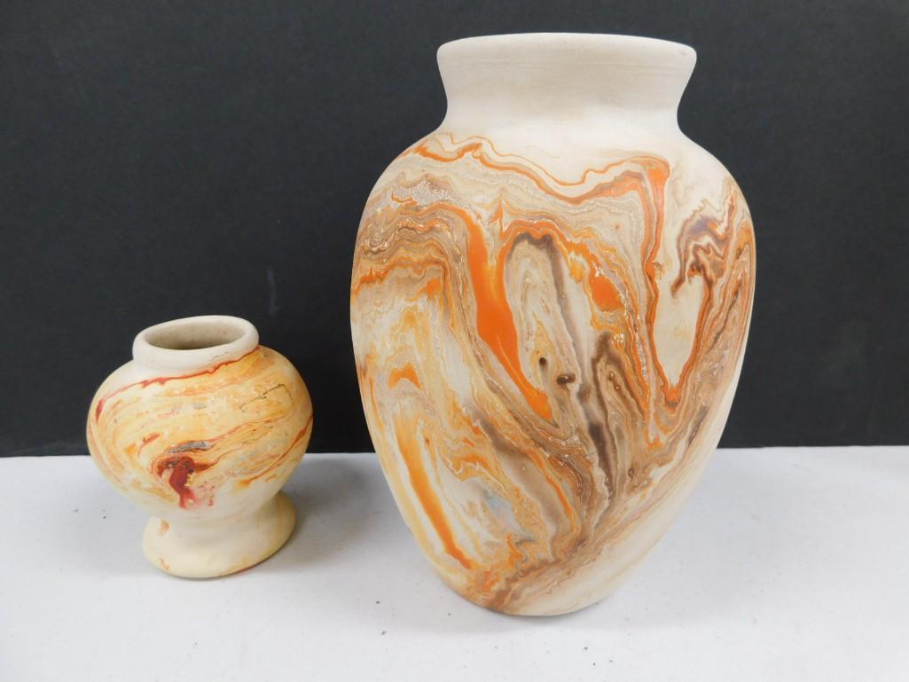 2 Nemadji Pottery Vases (1 of 3)