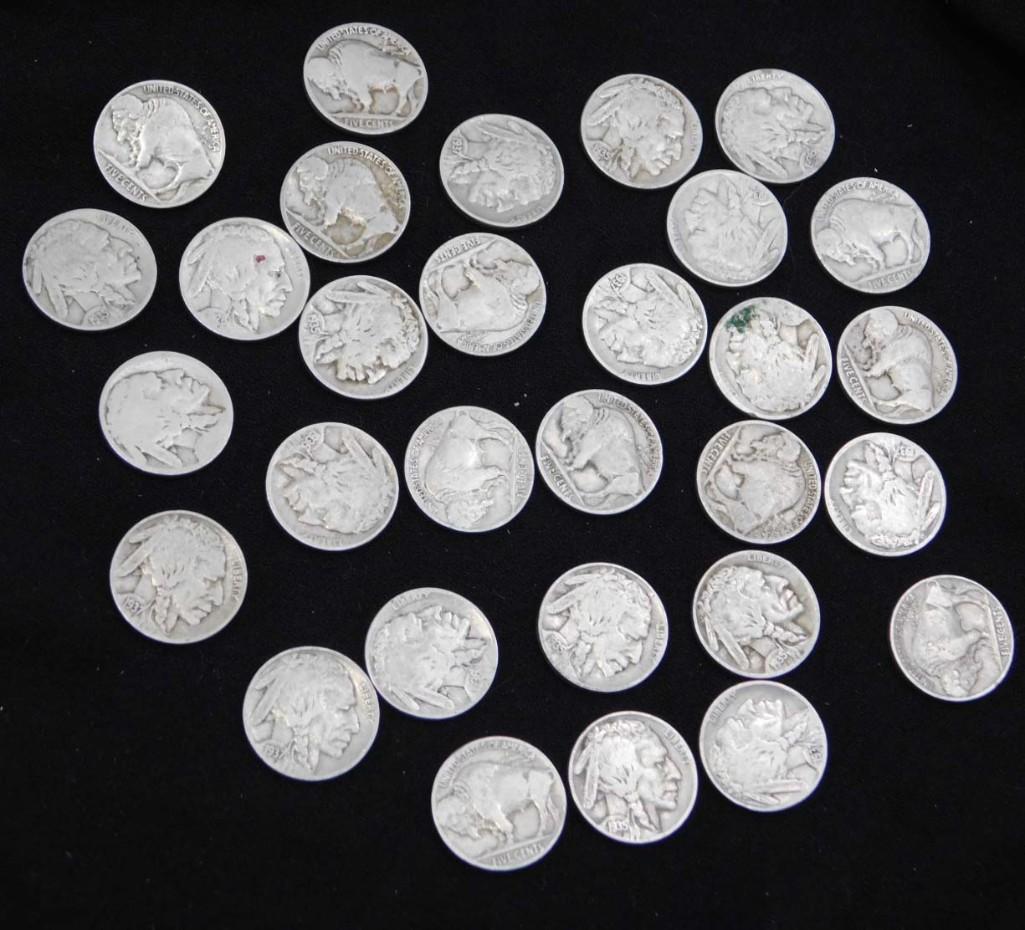 30 Indian Head Buffalo Nickels (1 of 6)