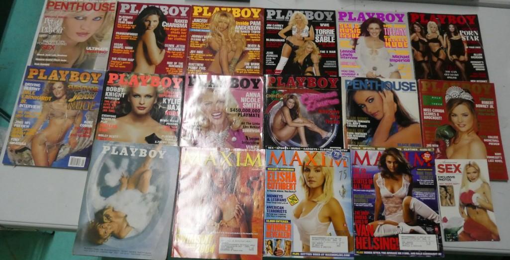 Lot of Playboy and Maxim Magazines (1 of 5)