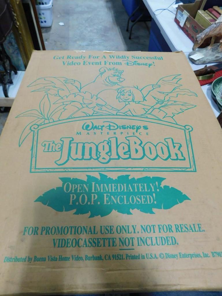 Walt Disney's The Jungle Book Promotional Cardboard Standee New in Box (1 of 6)