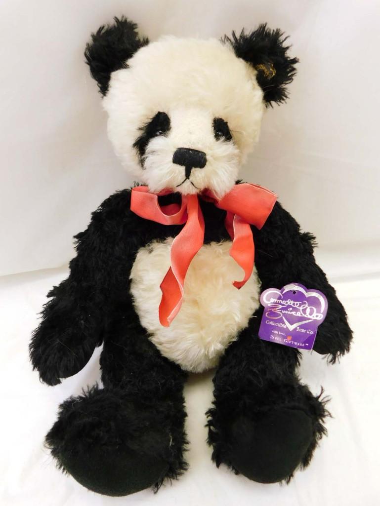 Annette Funicello Pandemonium 15" Mohair Panda Teddy Bear (1 of 5)