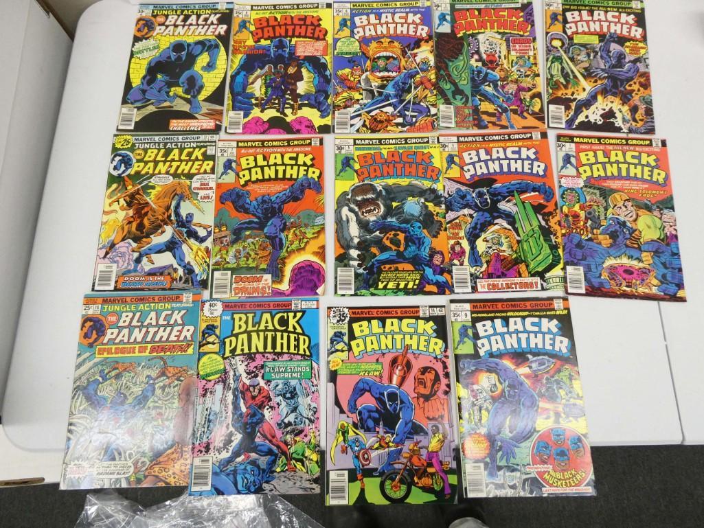 14 Marvel Black Panther Comics Issues 1-9 plus other asst issues (1 of 5)
