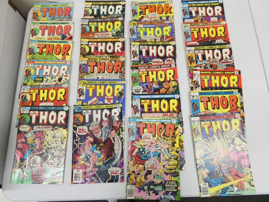 24 The Mighty Thor Comic Books (1 of 3)