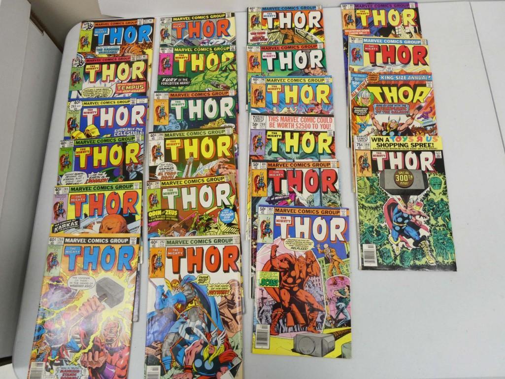 22 The Mighty Thor Comic Books 35 to 75 Cent Comics (1 of 3)