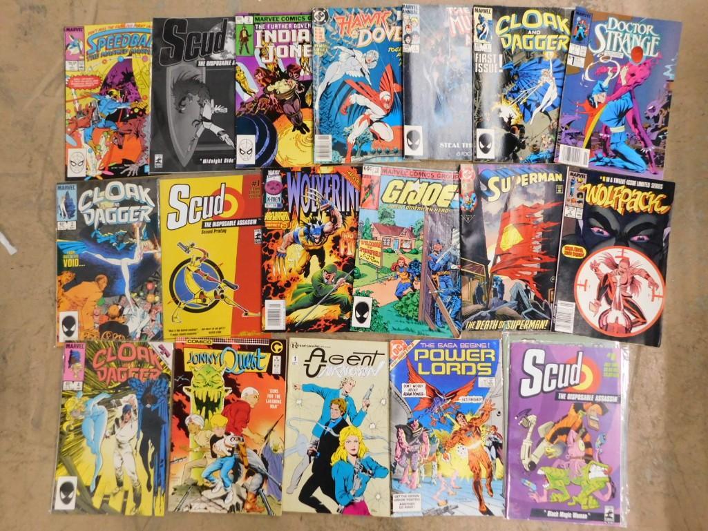 18 Comic Books incl Superman, GI Joe, Jonny Quest, Scud, etc (1 of 3)