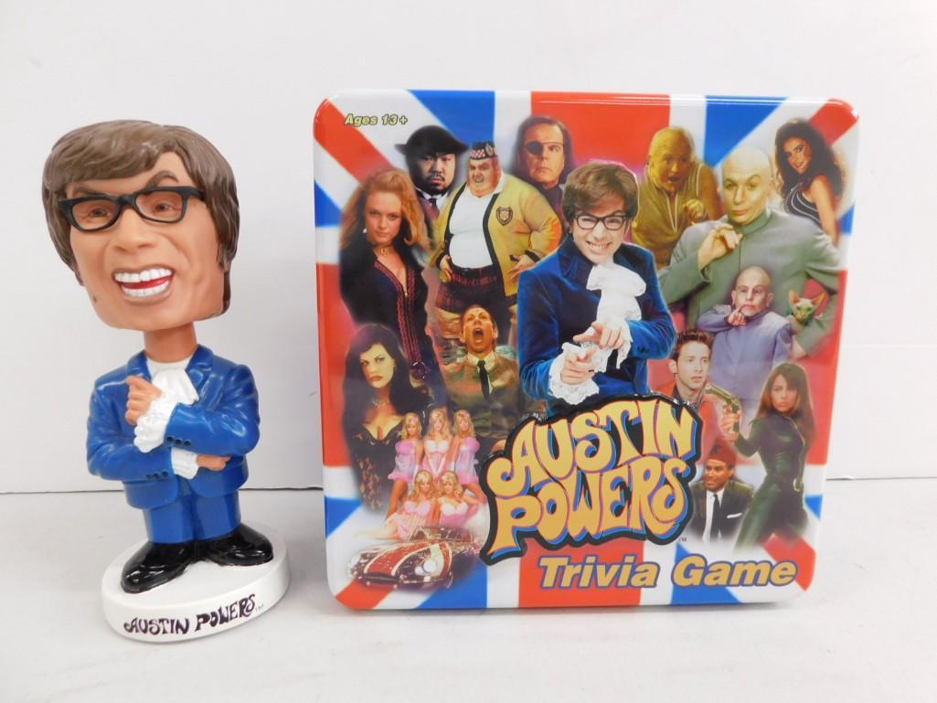 Austin Powers Trivia Game and Bobblehead (1 of 2)