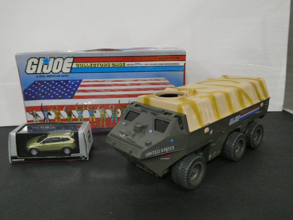 Toys incl GI Joe Vehicle, GI Joe Collectors Case with Figures and Accessories, etc (1 of 3)