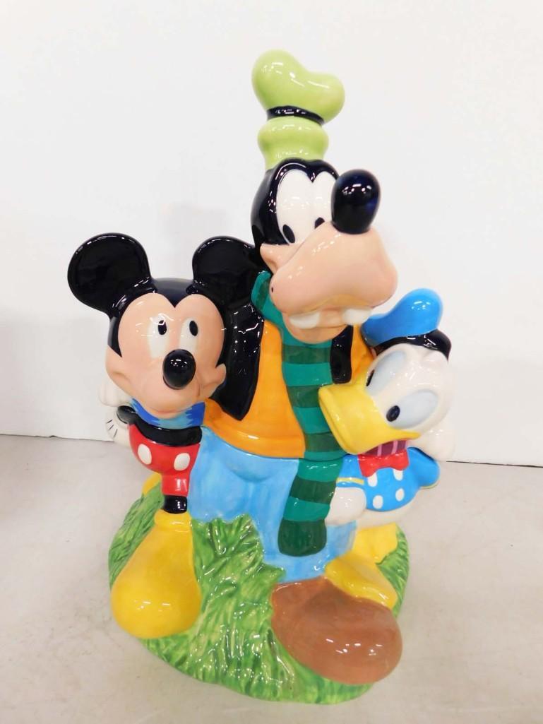 Disney Cookie Jar Mickey , Goofy, Donald Duck, Pluto (1 of 6)