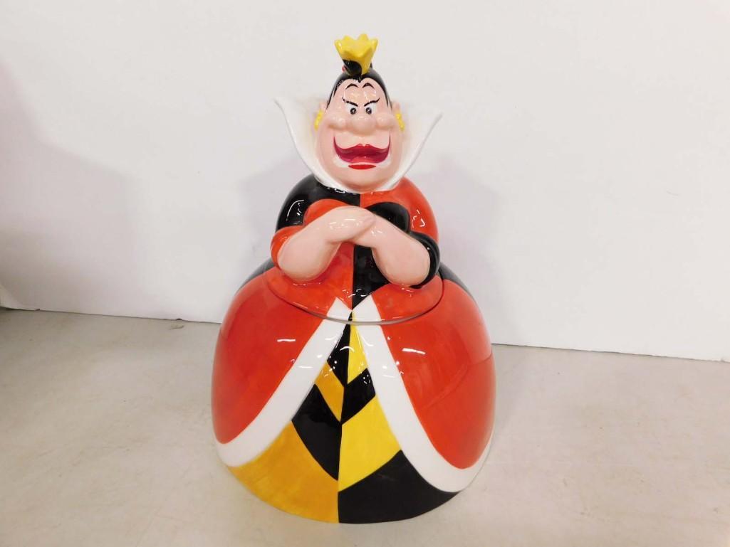 Alice in Wonderland Queen of Hearts Cookie Jar (1 of 5)