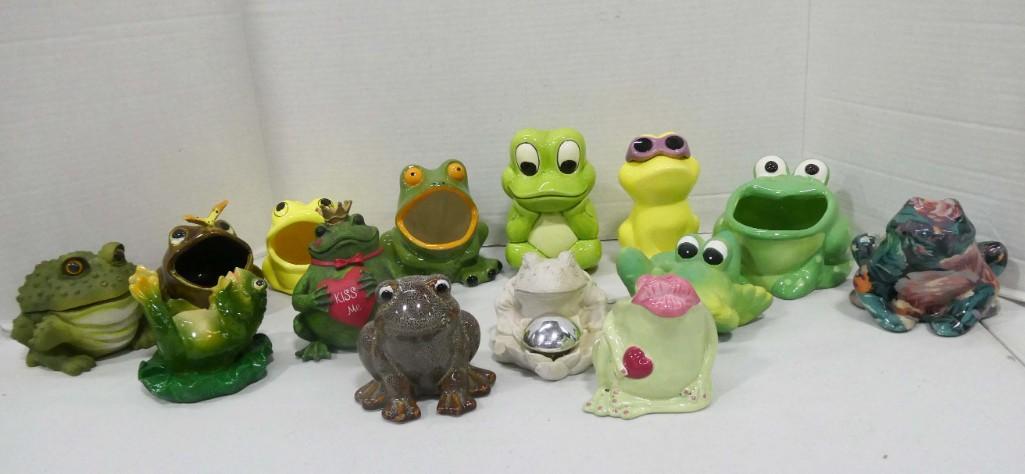 Collectible Frogs incl Coin Banks, Sponge Holders, etc (1 of 4)