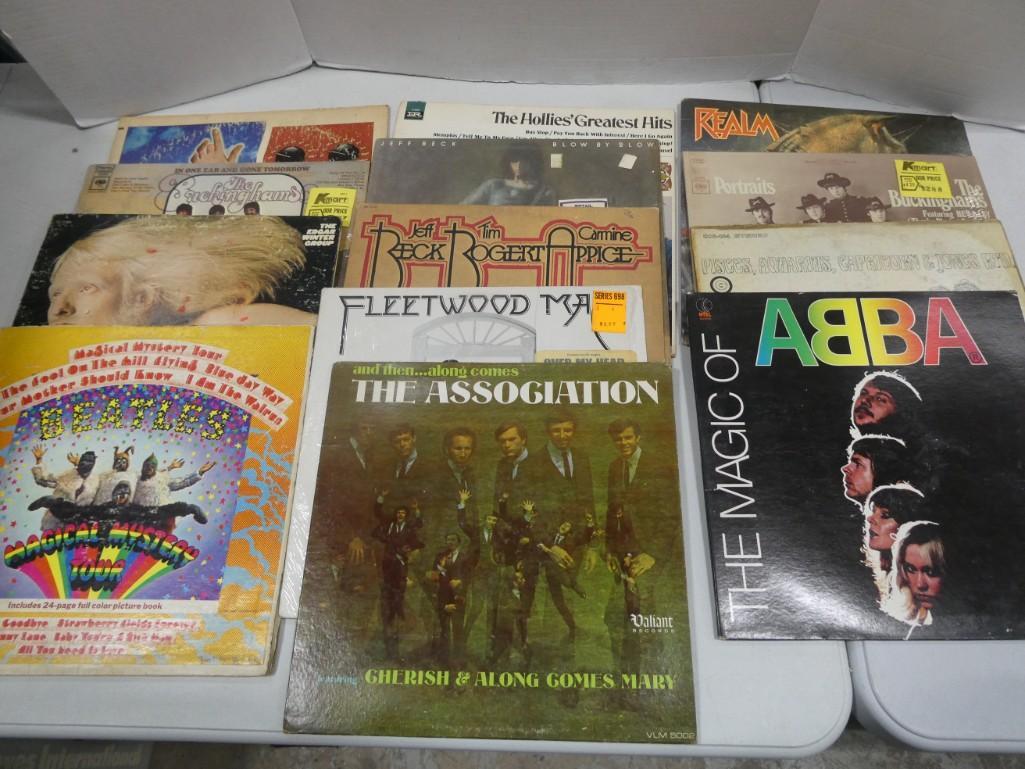 Lot of Vinyl LP Records including The Beatles, Abba, The Association (1 of 1)
