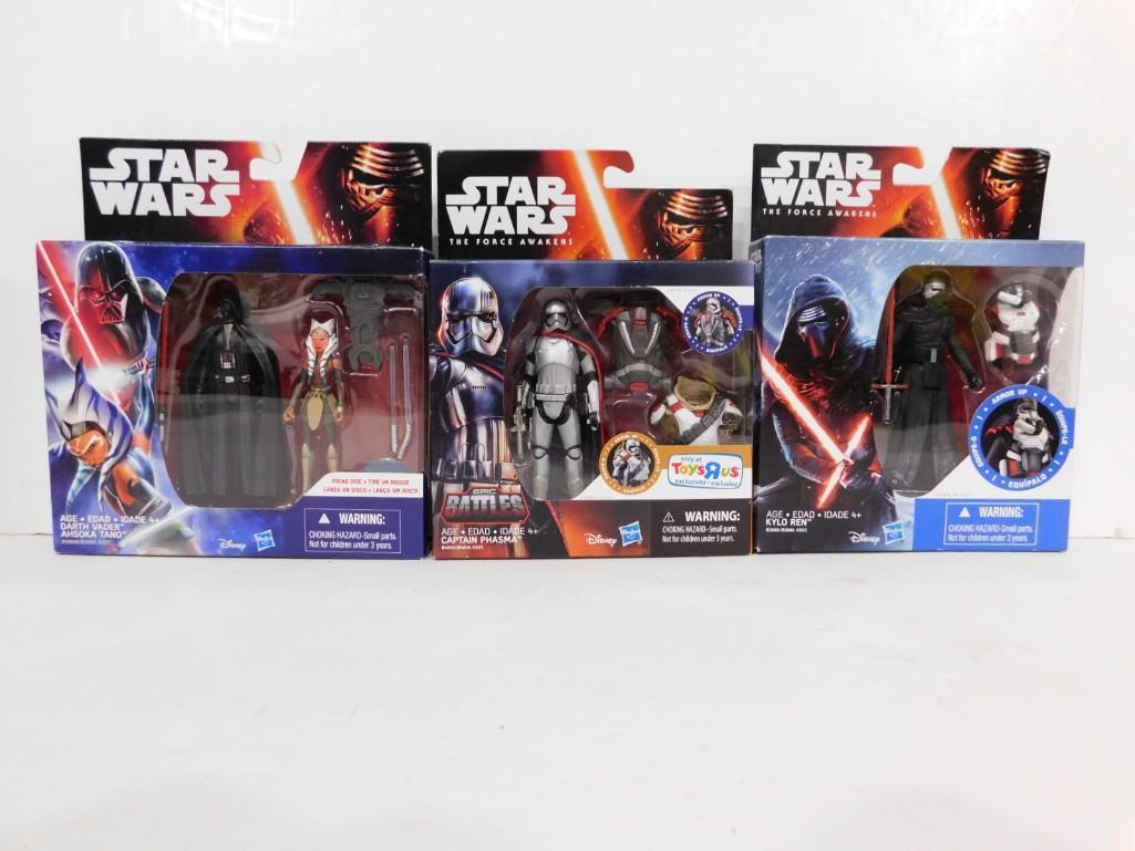 3 Star Wars Action Figures New in Package (1 of 5)