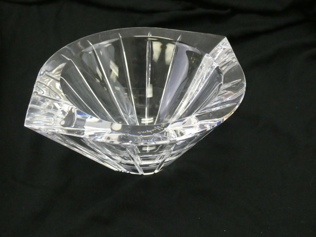 Orrefors Crystal Bowl Roughly 8": Orrefors Crystal Bowl Roughly 8" from Sweden