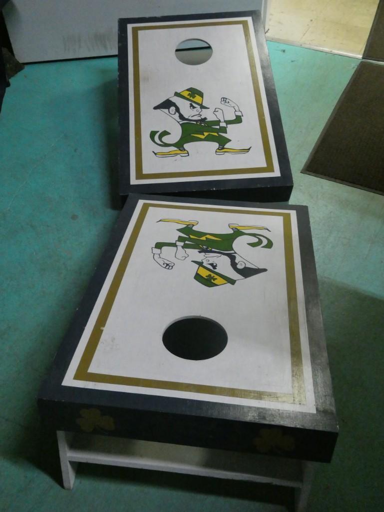 Notre Dame Bags / Corn Hole Wooden Game (1 of 3)