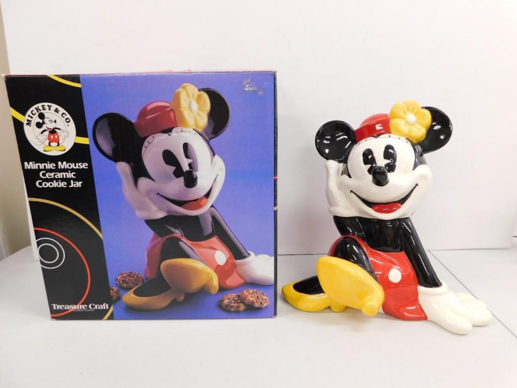 Minnie Mouse Ceramic Cookie Jar by Treasure Craft in Original Box (1 of 6)