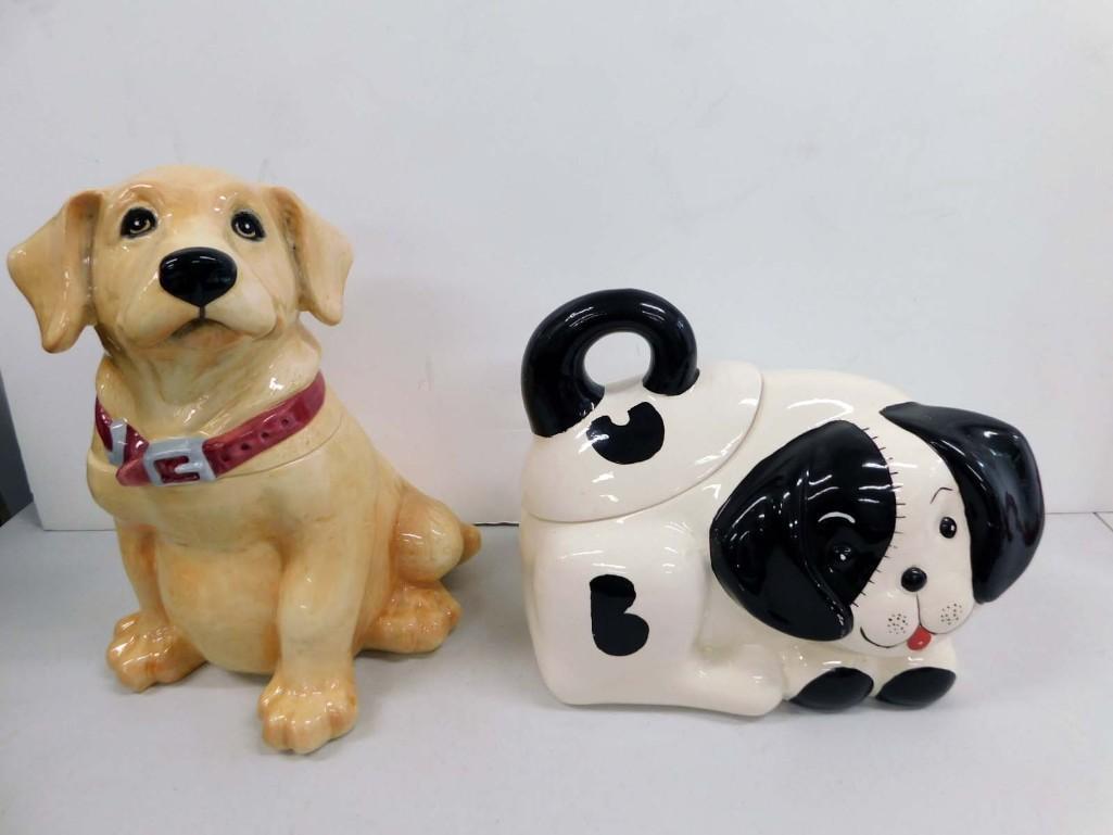 2 Ceramic Dog Cookie Jars (1 of 12)