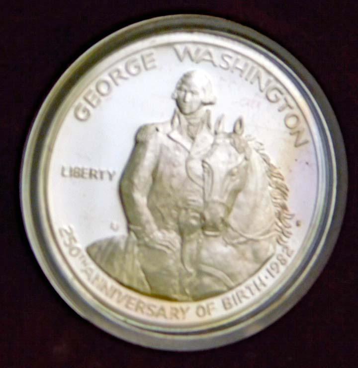 George Washington Silver Commemorative Half Dollar 90% Silver (1 of 5)