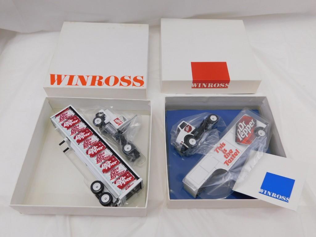 Lot of 2 Winross Die Cast Model Trucks including Dr. Pepper (1 of 3)