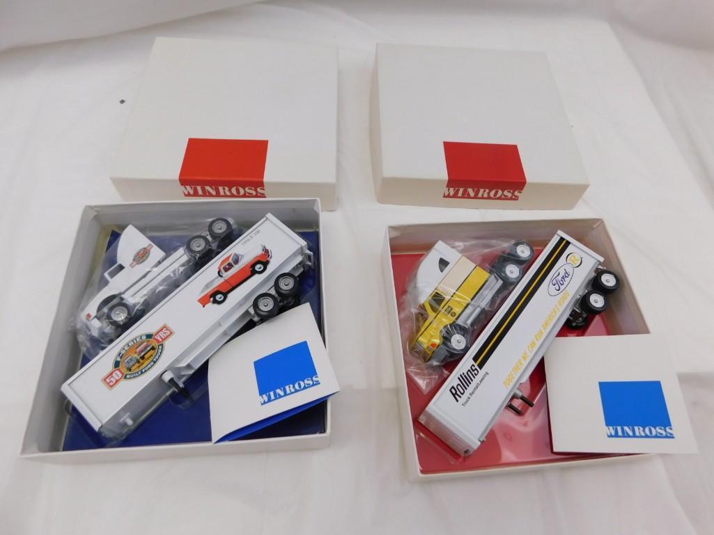 Lot of 2 Winross Die Cast Model Trucks including Ford F-Series, 50 Years, Rollins (1 of 3)