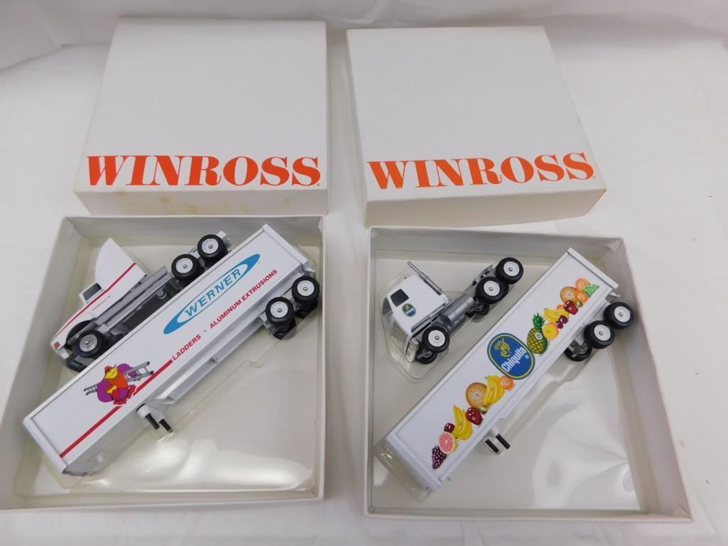 Lot of 2 Winross Die Cast Model Trucks including Chiquita and Werner (1 of 3)