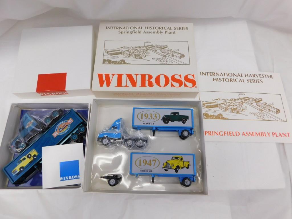 Lot of 2 Winross Die Cast Model Trucks Including Ford F-Series, 50 Years, International Harvester (1 of 3)