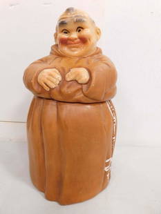 Vintage Monk Cookie Jar Twin Winton Thou Shalt Not Steal: Vintage Monk Cookie Jar Twin Winton Thou Shalt Not Steal