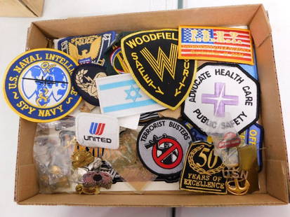 Lot of Patches and Pins: Lot of Patches and Pins