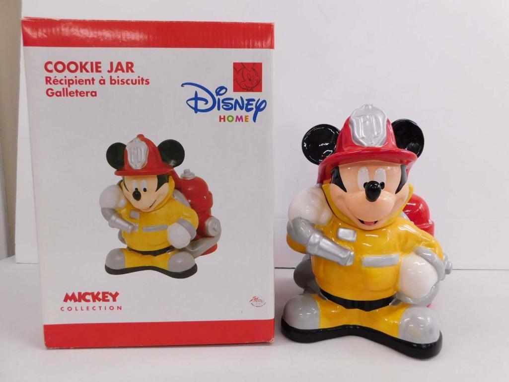 Disney Mickey Mouse Fireman Cookie Jar with Original Box (1 of 5)
