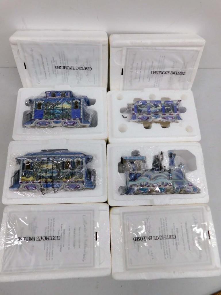 4 Reflections on Louis Comfort Tiffany Heirloom Classics Ceramic Train Cars (1 of 11)