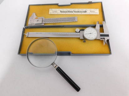 Micrometers and a Magnifying Glass: Micrometers and a Magnifying Glass . One measures to the 100th of an inch