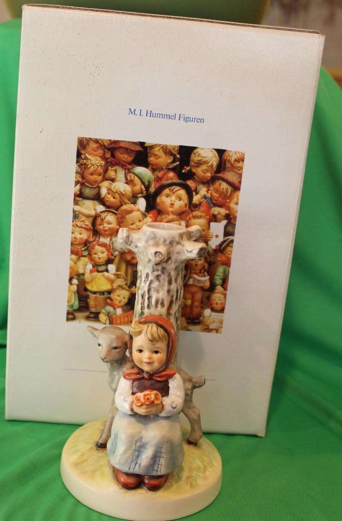 Goebel Hummel Good Friends Candle Stick Holder 6.5" Figurine TMK 7 679 101/1 (1 of 8)