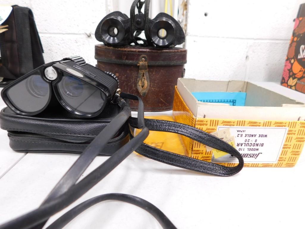 2 Sets of Binoculars with Cases incl 1 Jason and 1 Vintage (1 of 4)