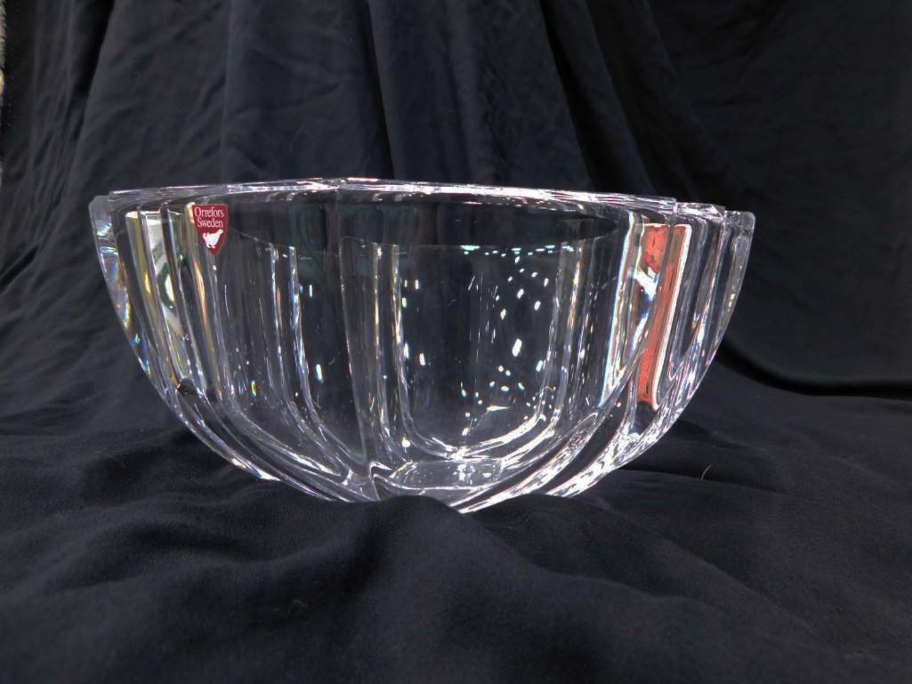 Orrefors Crystal Bowl: Orrefors Crystal Bowl