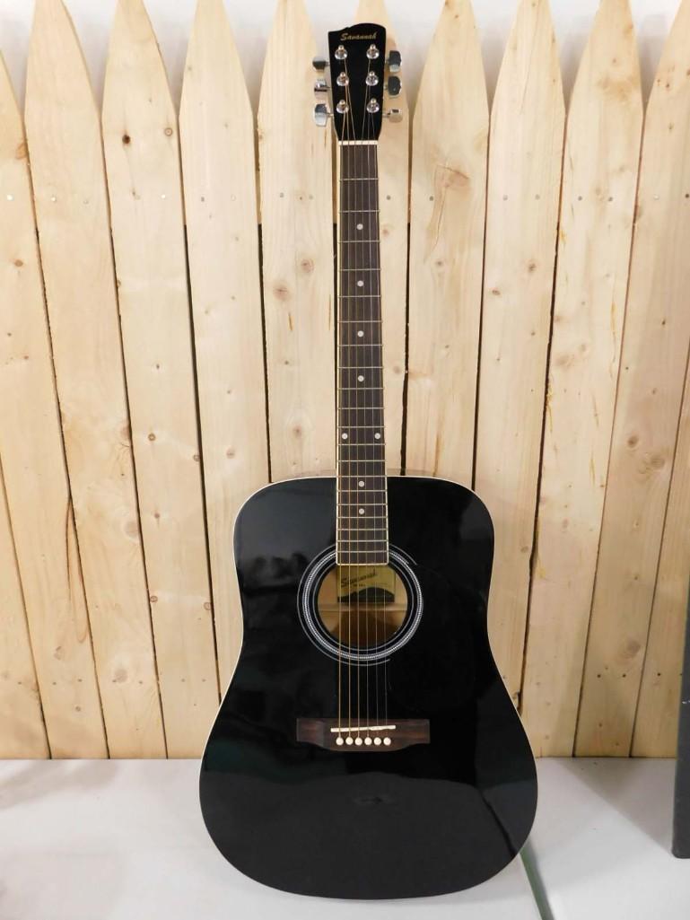 Savannah Acoustic Guitar Model SGD-10-B Black (1 of 6)