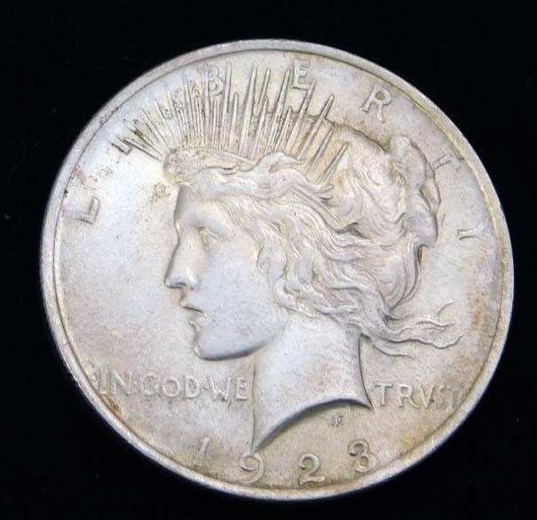 1923-P  Peace Dollar 90% Silver (1 of 2)