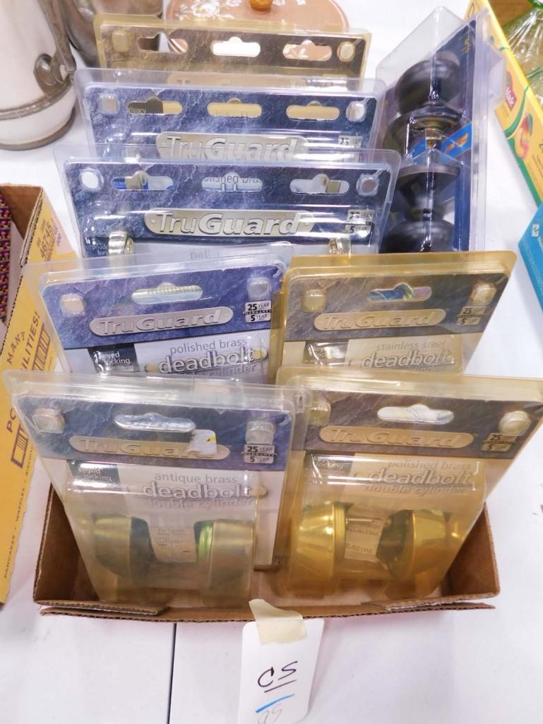 Lot of New in Package Door Knobs, Locks, etc (1 of 2)