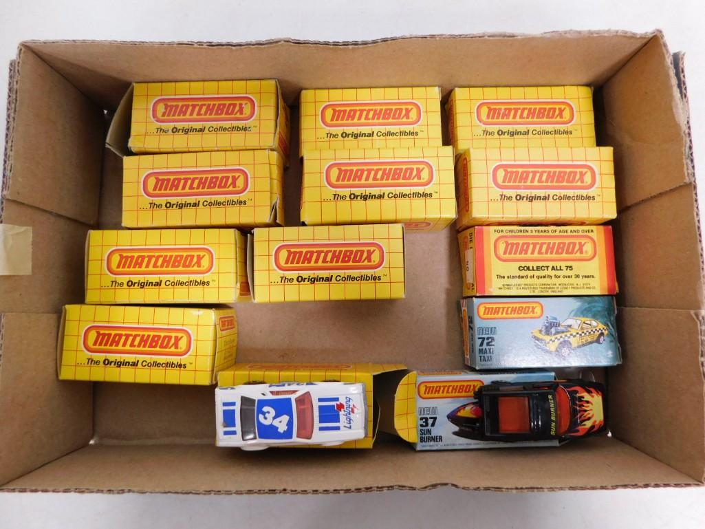 13 Matchbox Cars in Original Boxes: 13 Matchbox Cars in Original Boxes