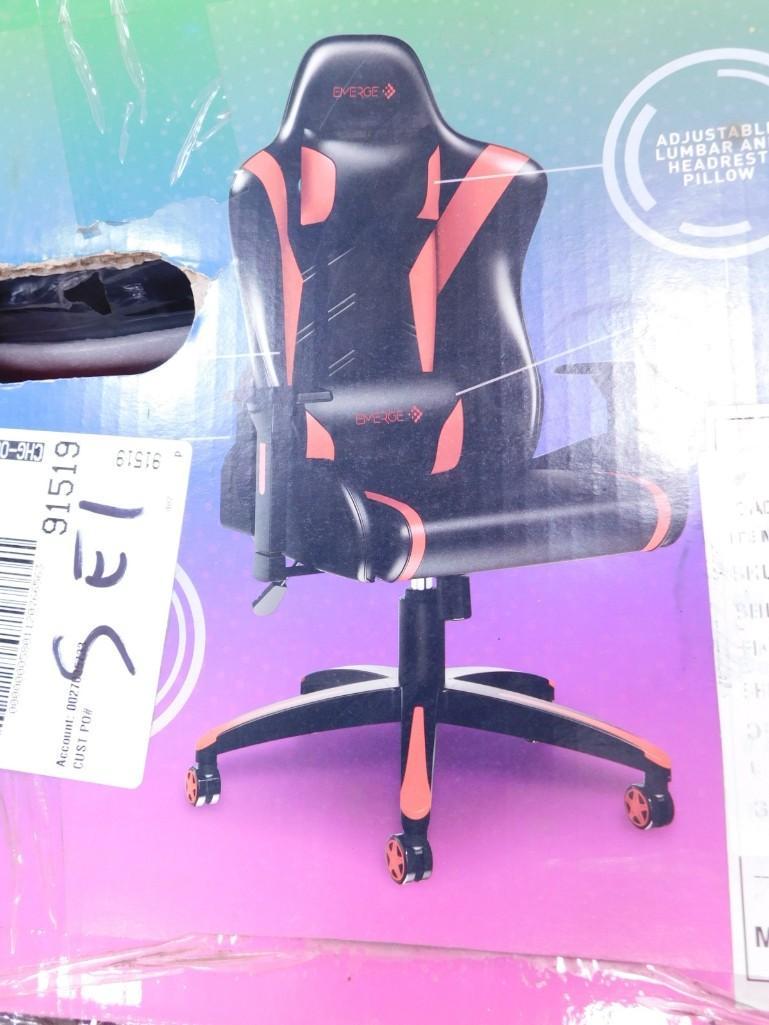 Emerge Gamer Chair - New in Box: Emerge Gamer Chair - New in Box - perfect for sitting in while trolling all those people not as good as you.