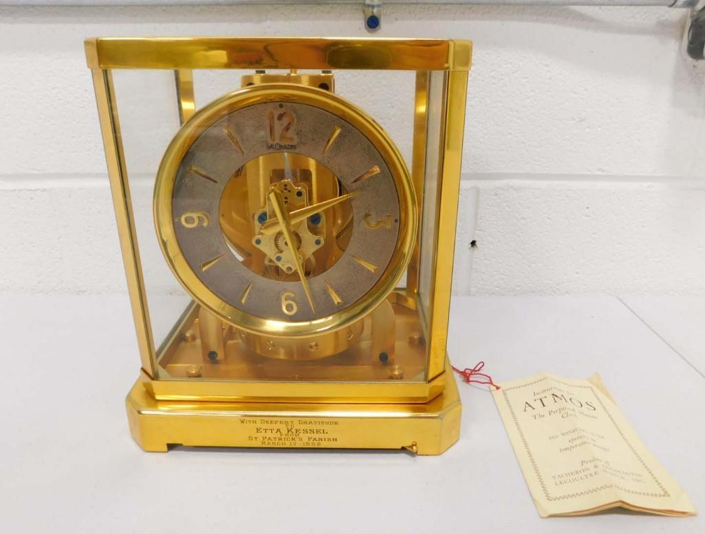 Atmos Perpetual Motion Clock with Original Instructions May 16, 2022